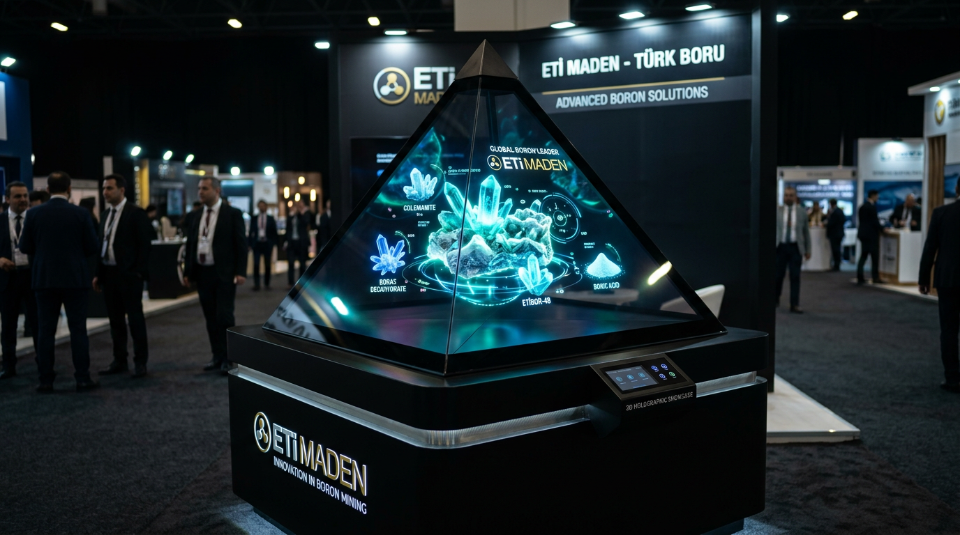 Eti Maden Hologram Stand